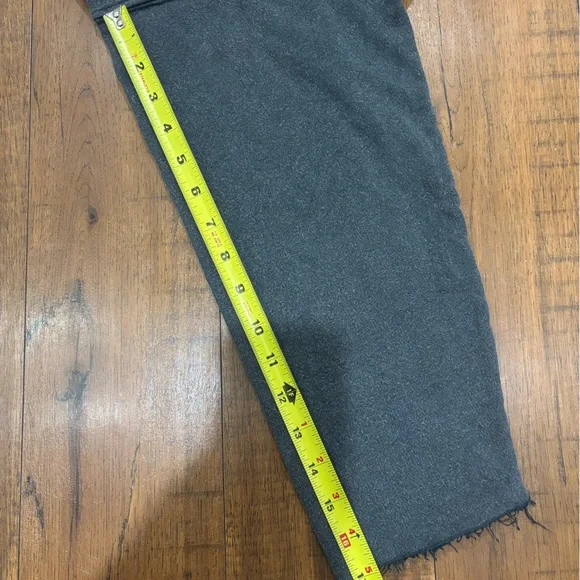 Annie Bing Tiger Sweatshirt Gray/Black Size Small Frayed Sleeves - Picture 11 of 12